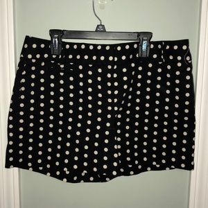 Loft polka dot shorts